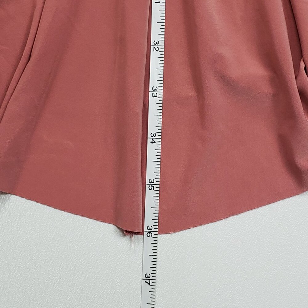 MISA Los Angeles Domino Draped Mini Dress Womens XS Blush Rose Warm Weather Glam - Picture 10 of 16